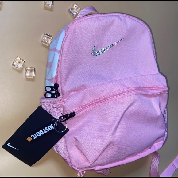 Baby Pink Nike Luxe Crystal Bling BackBack NWT - Picture 3 of 9